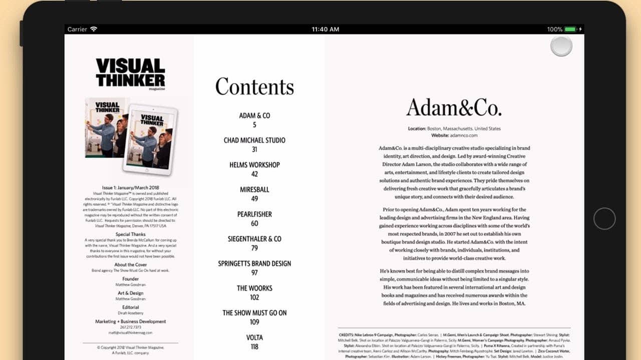 Visual Thinker Online Magazine — video preview